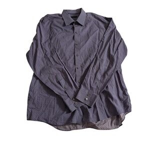 Zachary Prell Men's XL Long Sleeve Button‎ Down Shirt Pattern Dress